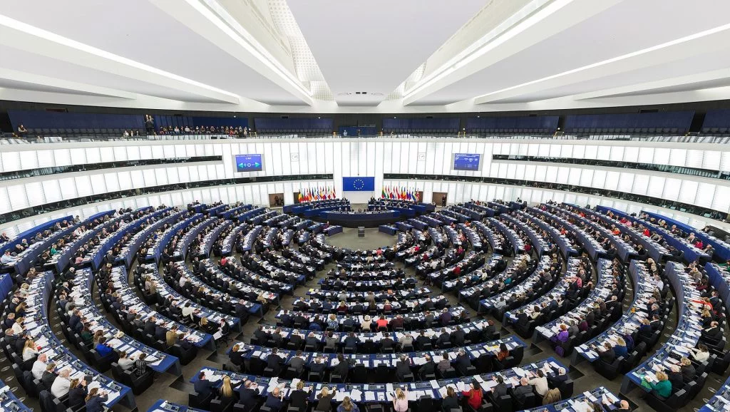 Az Európai parlament ülésterme