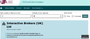 Interactive Brokers FCA