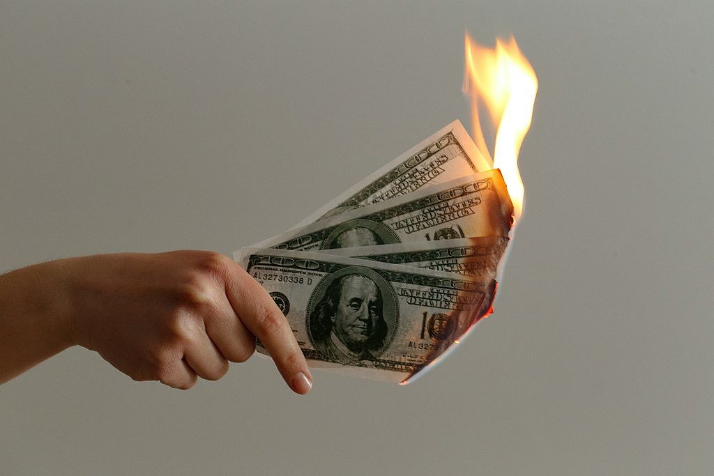 USD burning